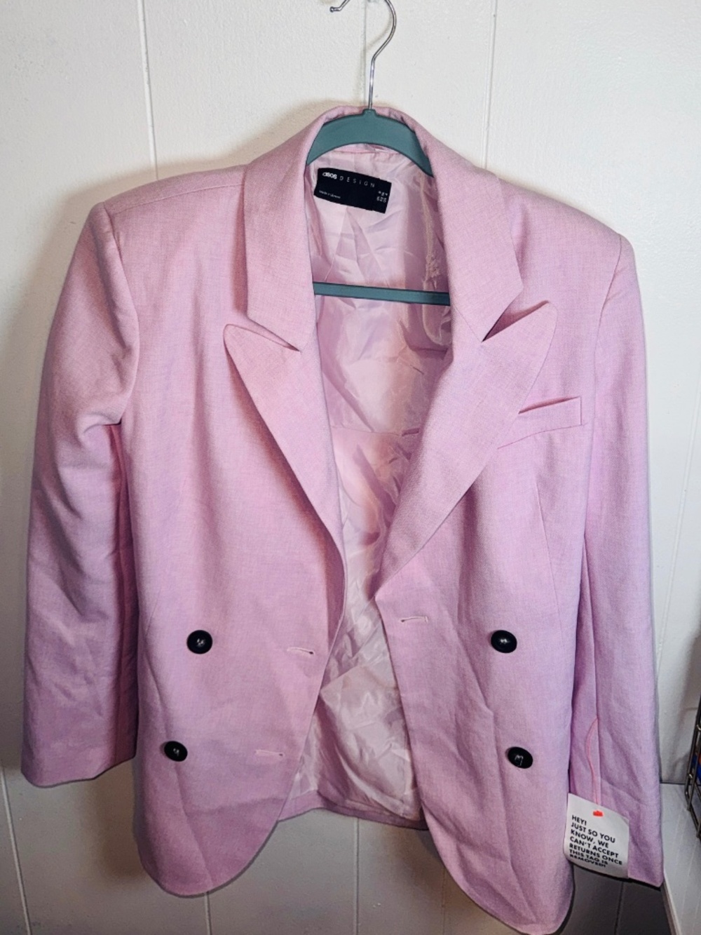 Pink blazer